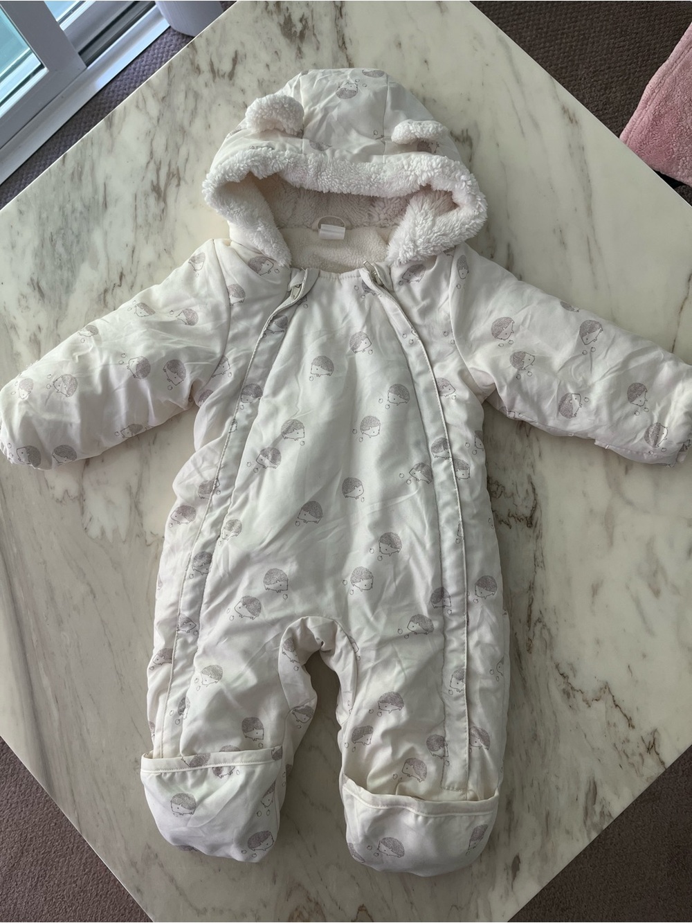 H&M Baby Snowsuit Bunting Suit with Bear Ears